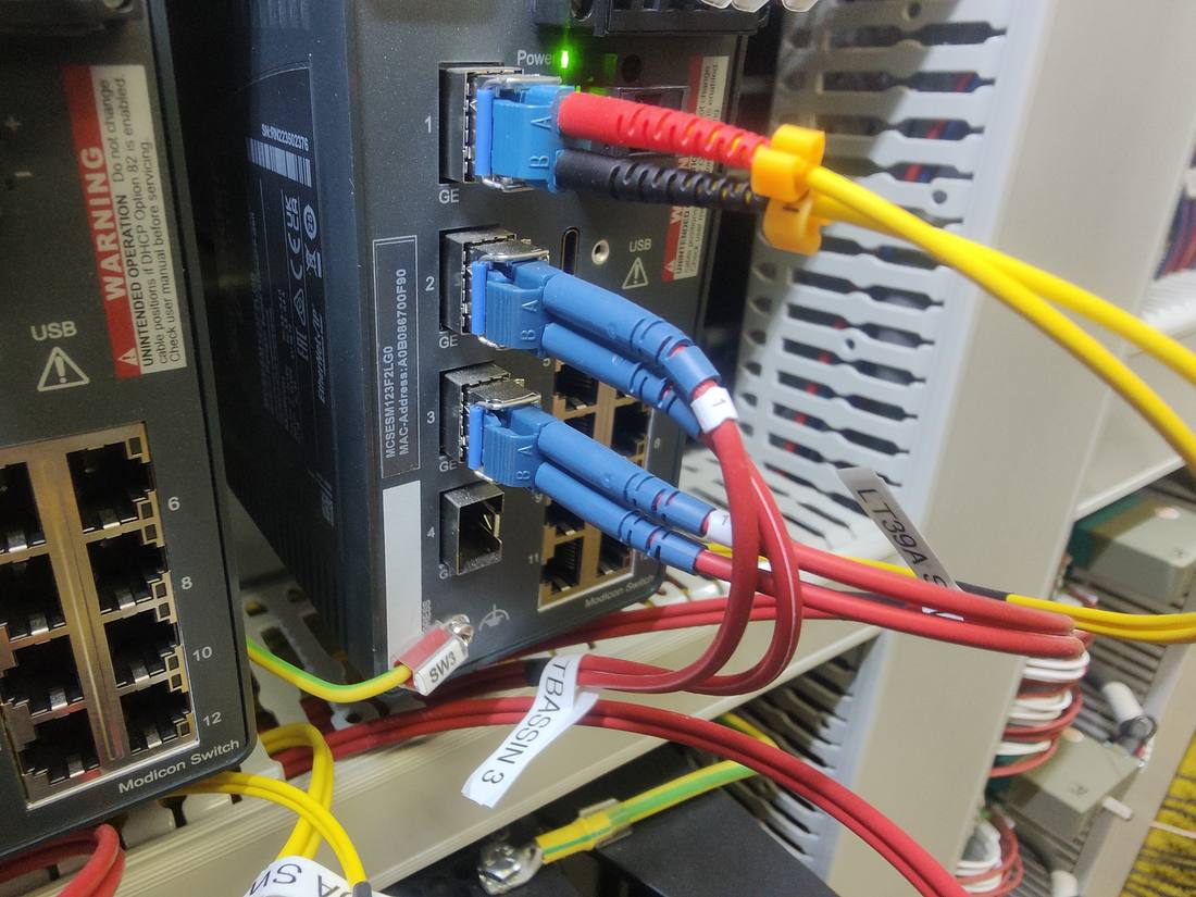 Réseau industriel et fibre optique — Le réseau du contrôle-commande. Sa cybersécurité (IEC 62443) entre désormais dans la démonstration de sécurité.